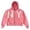 Red, variant on Men's Letter Embroidery Zip Up Hoodie Sweatshirt Long Sleeve Crewneck Colorful Hip Hop Streetwear Jacket