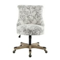 thumbnail image 4 of Linon Sinclair High Back Office Chair with Adjustable Height, Tilt and Swivel, Graywash/Gray Floral, 4 of 11