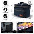 thumbnail image 2 of Cooler Lanedo Deep Freeze 34 latas con lados suaves, azul, 46 x 22 x 21 cm, 2 of 7