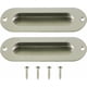 thumbnail image 1 of Juego de 2 tiradores empotrables para puerta corredera Tiradores para puertas correderas INOX, 1 of 5