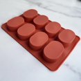 thumbnail image 3 of moule Cylindrique En Silicone, 1 Pice 4 Compartiments Moules Ronds Pour Bombones, Chocolates, Muffins, Galletas, Tasses, Sándwiches, Budines, Browni, 3 of 5