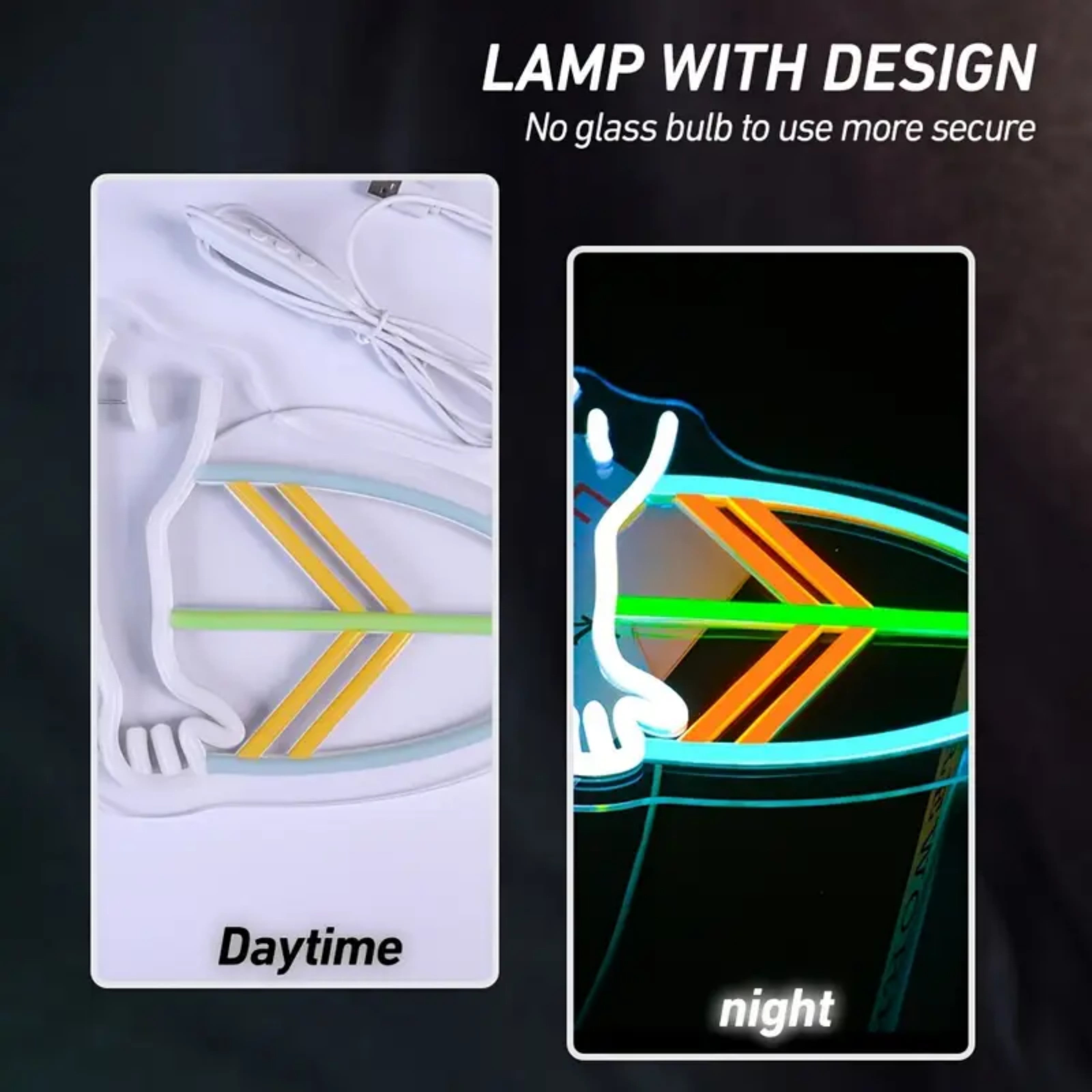 UPONRAY Surfboard Neon Signs, 15.7"*7.8" Dimmable & USB-Powered LED Neon Light, Stylish Wall Decor for Home, Beach Bar, Natatorium, Swimming Pool