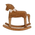 thumbnail image 3 of Elodie Wooden Rocking Horse Decor Collectible Gift Ornament for Indoor Office Shelf, 3 of 8