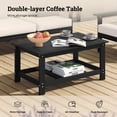 thumbnail image 2 of CIOKEA HDPS 7-piece Outdoor Sectional Sofa Set, Patio Furniture Set , All Weather Outdoor Conversation Set for Deck, Lawn, Black Frame with 4.5IN Beige Cushion, 2 of 9