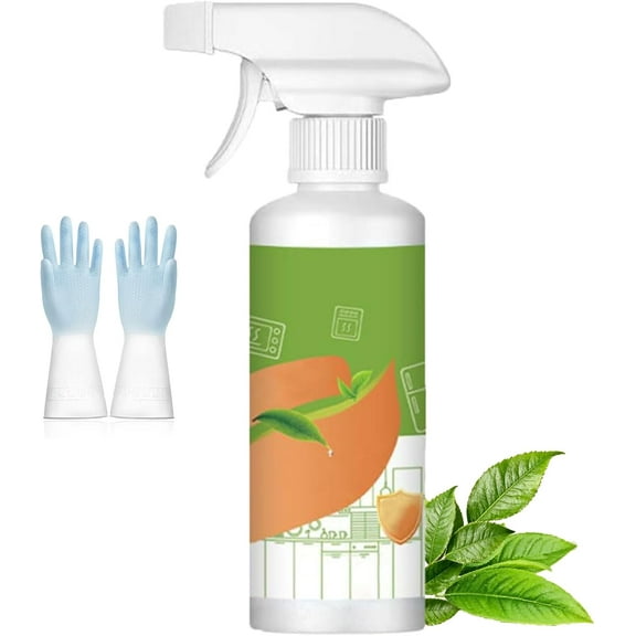 Electrolyzed Ion Kitchen Cleaner Spray, Natural Enzyme Formula to Household Appliances, Multi Purpose Cleaner for Hold, Oven, Stove, Range Hood, Easy Cleaning Household Items