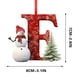 thumbnail image 2 of Decoraciones de Halloween, 26 letras, decoración para árbol de Navidad, colgante, adornos para árbol de Navidad, adornos navideños personalizados, decoración navideña, decoración colgante para árbol d, 2 of 2