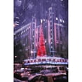 thumbnail image 3 of Villa, Mlli 13x18 Black Modern Framed Museum Art Print Titled - Street Christmas, 3 of 5