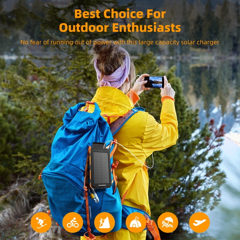 SOLPOWBEN 20000mAh Solar Power Bank 12W with 7 Ports photo 2
