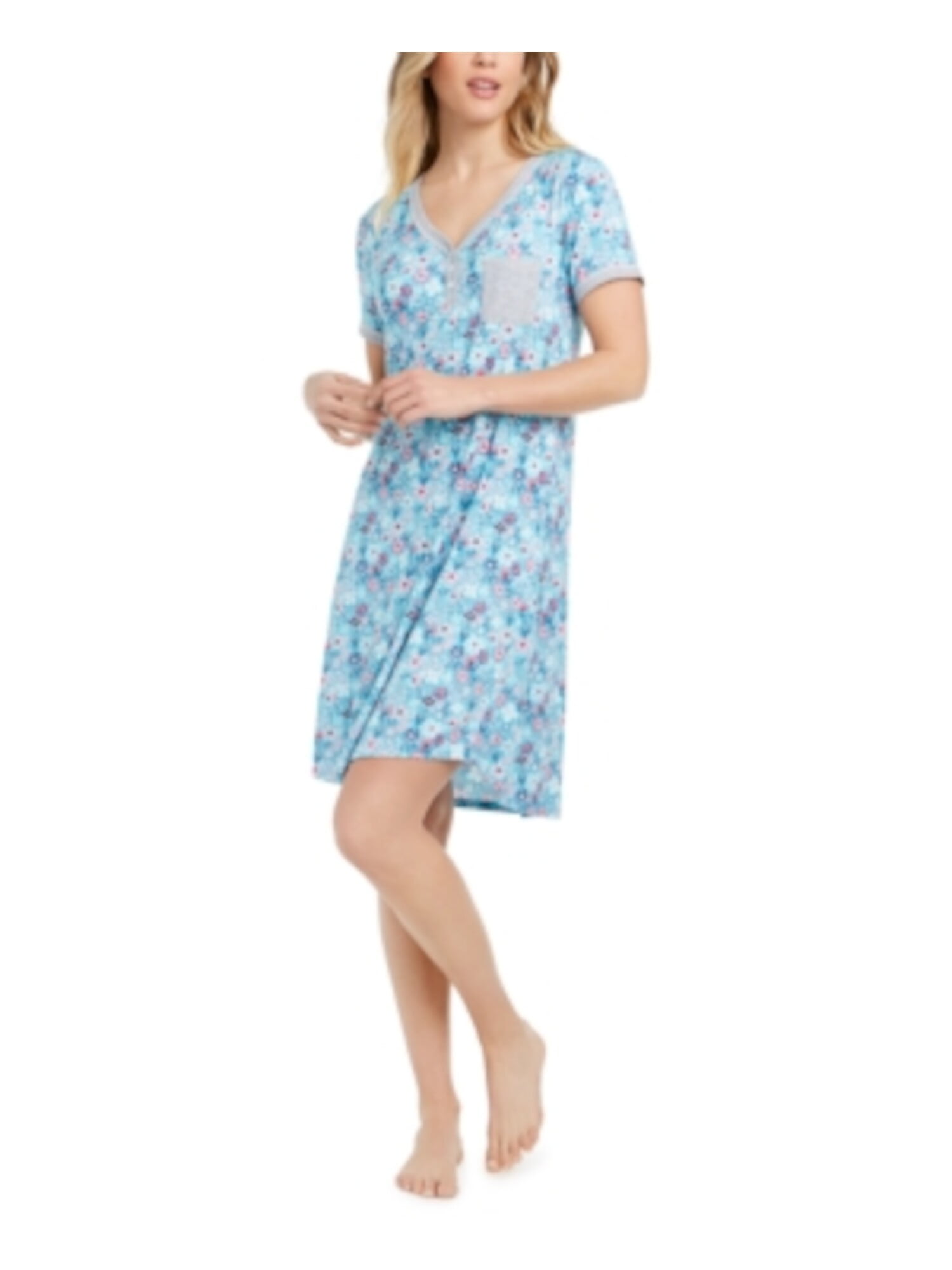 CUDDL DUDS Intimates Blue Floral 