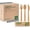 Variety Pack - 360 Pieces, variant on 100% Bamboo Utensils - Carbonized Disposable Cutlery Biodegradable and Sanitized - Heavy Duty & Fully Functional (Fork - 400 Pieces)