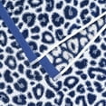 thumbnail image 3 of Mainstays Oversized Cotton Blend Blend Beach Towel, 36 x 72 in, Leopard Blue, 3 of 5