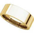 thumbnail image 5 of 7mm Flat Comfort Fit Band in 14k Yellow Gold - Size 8, 5 of 9