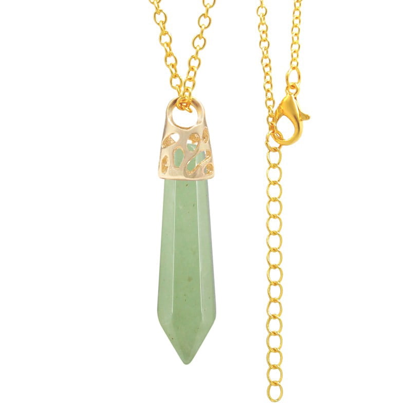 Healing Crystal Necklace Women's Men's 