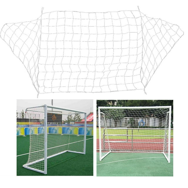 WHAMVOX 2Pcs Soccer Goal Net Replacement Football Equipment for School Students in Backyard Practice for Fan Gear