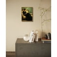 thumbnail image 3 of Drsoum Vintage Wall Art Classic Moody Elegant Woman Stands Reading a Book Victorian Wall Decor Kitchen Bathroom Office 11x14in Brown Framed, 3 of 7