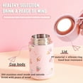 thumbnail image 3 of Cute Thermos Mug Stainless Steel Water Cup Vacuum Insulated Bottle for Hot or Cold Drinks Adorable Travel Mug Tumbler Cup, 3 of 8