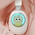 thumbnail image 3 of Kids Headphones with Mic LED Light Up 3D Cat Wireless Kids Headphones Adjustable Headband Over Ear Headsets, 3 of 9