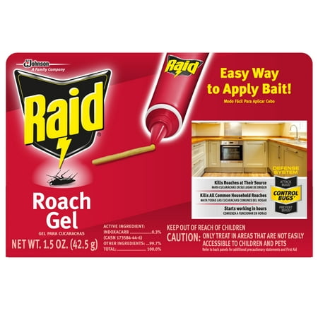 Raid Roach Gel, 1.5 Oz (1 Ct)