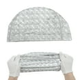 thumbnail image 5 of Unique Bargains 1 Pc Breathable Cube Pattern Swimming Cap Silver Tone, 5 of 6