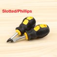 thumbnail image 5 of tooloflife Mini Screwdriver Stainless Steel Tool Slotted Screw Head for Repair Works Home Office Use Portable, 5 of 6