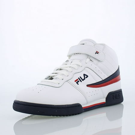 Freedom Synthetic Leather - Fila Men's F-13V Lea/Syn White/FILA Navy/FILA Red Leather / Synthetic Fashion Sneakers 11.5