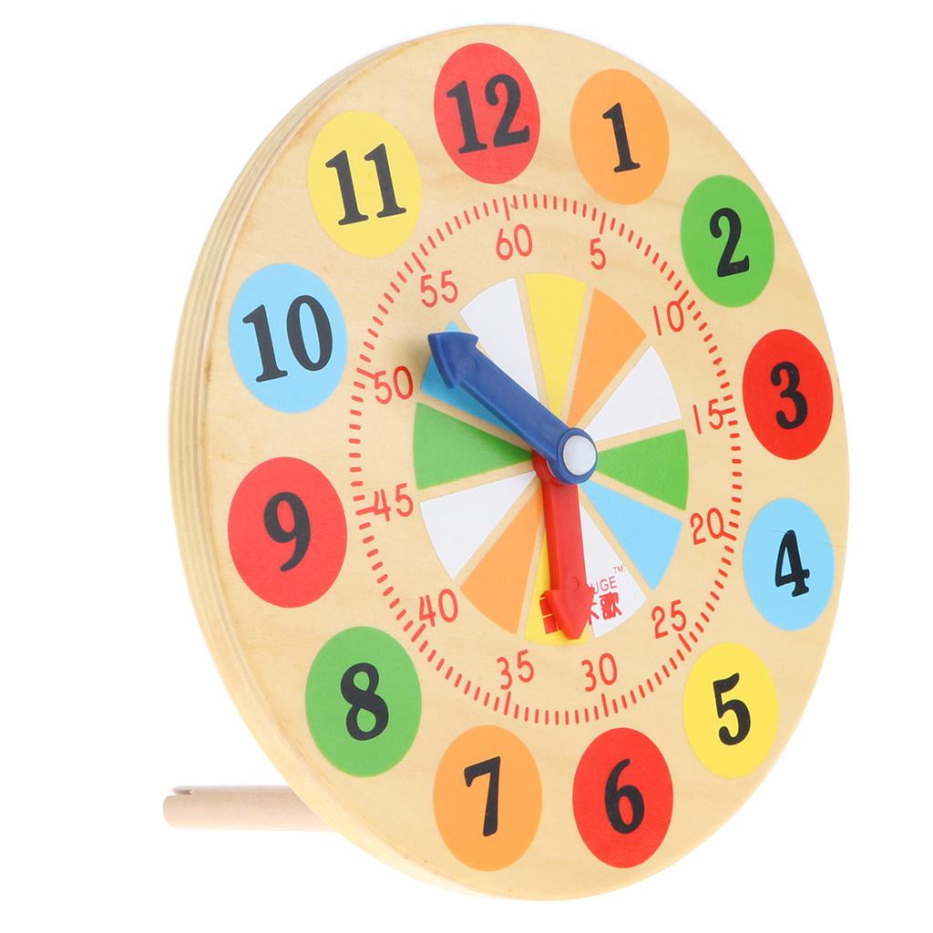  woody treasures - Montessori Wooden Toys Kids Clock - Wooden  Toy for 3 Year Olds - Unique Learning Toy for Toddlers Learn About Seasons,  Months, Days of Week, Time Telling 