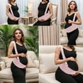 thumbnail image 6 of Unique Bargains Pregnancy Belly Band Belly Band with Adjustable Straps Belly Band for Pregnant Women Maternity Belt Large Skin Color XX Large Pink, 6 of 7