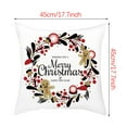 thumbnail image 2 of Yhmxh Pillow Covers Throw Pillow Covers Pillow Protector Christmas New Pillowcase Rag Linen Pillowcase Back Cushion Cover Luminous Pillowcase, 2 of 2