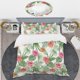thumbnail image 2 of Designart 'Tropical Botanicals And Flowers II' Mid-Century Juego de Funda Nórdica, 2 of 5