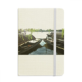 thumbnail image 1 of Two Boat Together Art Deco Fashion Notebook Official Fabric Hard Cover Classic Journal Diary, 1 of 3
