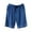 Blue, variant on MuZeFu Sleep Shorts Men Men's Casual Home Sleepwear Thin Loose Pants Pajama Solid Color Length Pants
