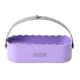 thumbnail image 3 of Limpiador de brochas de maquillaje jinwen Soporte de almacenamiento portátil Violeta, 3 of 8