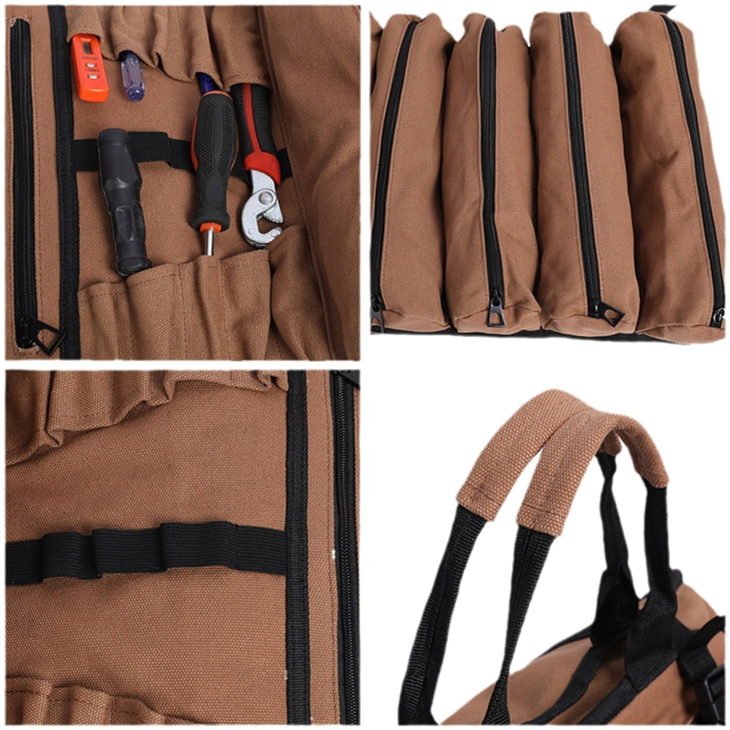 JZROCKER Professional Hardware Tool Pouches Lightweight and Compactly Roll Tool Bag for Outdoor Activities Travel Convenience