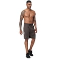 thumbnail image 3 of Men's Running Athletic Shorts with Zipper Pockets Mesh Quick Dry Workout Gym Shorts for Men Tennis Basketball Hiking, 3 of 10
