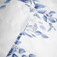 thumbnail image 6 of Valance for Windows,Rustic Blue Eucalyptus Leaves Valances Curtain Rod Pocket Valance for Kitchen Bedroom Living Room Bathroom,Abstract Gradient Foliage Short Curtains Window Treatment 42x12in, 6 of 9