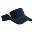 thumbnail image 1 of Sport-Tek ®  Dry Zone ®  Colorblock Visor.  Stc13 Osfa True Navy/ Gold, 1 of 3