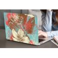 thumbnail image 1 of for MacBook Air 13" Case 2022 2021 2020 2019 2018 Release Model A2337 m1 A2179 A1932, Plastic Hard Shell Cover Cable Tie, Flower 160, 1 of 5