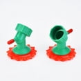 thumbnail image 5 of USHOBE 5Pcs Watering Mist Nozzle for Plants with Green PP Flower Shape Sprinkler, 5 of 8