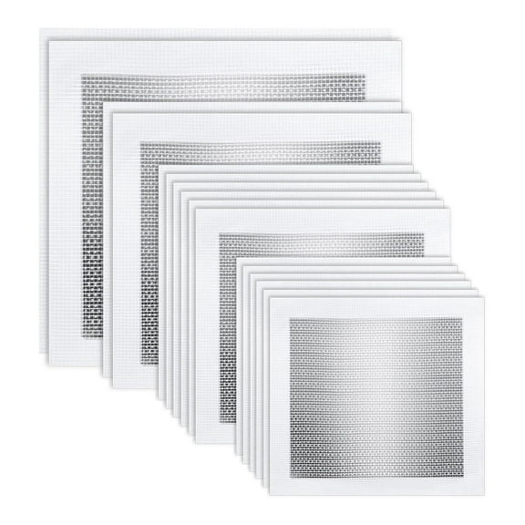16Piece Drywall Repair Patch Kit, 2/4/6/8Inch Aluminum Mesh Wall Hole Fixing Patches