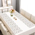 thumbnail image 2 of White Highland Cow Flower Pattern Summer Placemats Table Placemats Set Of 6-Linen Kitchen Washable Placemats Table Mats 11.8"x17.7" Non-Slip Heat Resistant, 2 of 5