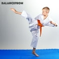 thumbnail image 4 of BalanceFrom 24-Pack 24”x24” Interlocking Foam Puzzle Exercise Mat, 3/4” Thick, Blue, 4 of 11