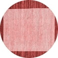 thumbnail image 1 of Ahgly Company Machine Washable Indoor Round Oriental Red Modern Area Rugs, 6' Round, 1 of 4
