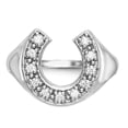 thumbnail image 4 of 14K White Gold AA Diamond Men's Ring Size 10, 4 of 7