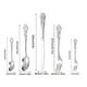 thumbnail image 2 of Aparatos de cocina, Accesorios de cocina, Utensilios de cocina, Juego de cubiertos de acero inoxidable de 5 piezas, 2 of 2
