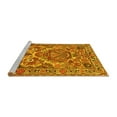 thumbnail image 2 of Ahgly Company Machine Washable Indoor Rectangle Persian Yellow Traditional Area Rugs, 5' x 8', 2 of 4