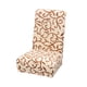 thumbnail image 4 of Funda para silla Funda con estampado elástico Funda lavable Protector de silla Funda de asiento universal para hotel en casa, Café con champán Scienceny HA003278-04, 4 of 6