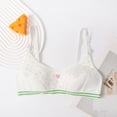 thumbnail image 2 of Bras for Girls Ages 16-18 Solid Color Racerback Quick Dry Small Cup Bras for 10-12 Year Olds White 32, 2 of 4