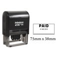 thumbnail image 1 of Printtoo Office Stationery Document Dater Stamp Self Inking With Paid Text Date Rubber Stamp-Black, 1 of 1