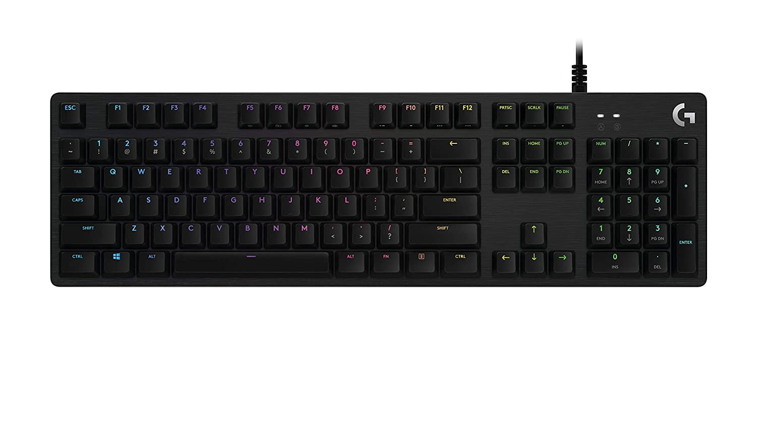 Logitech G512 Se Lightsync Rgb Mechanical Gaming Keyboard With Usb Passthrough Walmart Com Walmart Com
