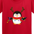 thumbnail image 4 of Inktastic Penguin Xmas Youth T-Shirt, 4 of 5